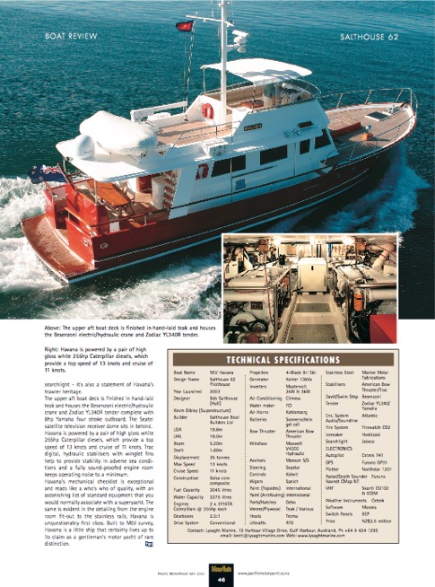 Havana A Gentlemans Yacht Dibley Marine